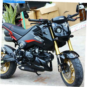 Mirror jo[TubN7/8 "o[GhAr[~[pz_Grom MSX 125 2014 2015 Universal Black 7/8" Bar End Rear View Mirrors For Honda Grom MSX125 2014 2015