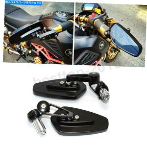 Mirror 7/8 "2017 Kawasaki Z125 Pro Bekesのための新しい黒い棒の後部視野視界の側面鏡 7/8" New Black Bar End Rear View Side Mirrors For 2017 Kawasaki Z125 Pro Bikes