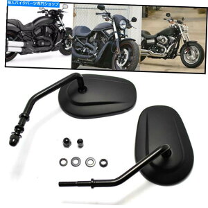 Mirror �n�[���[���[�h�L���O�\�t�g�f���b�N�X�f�W�i�X�|�[�c�X�^�[883 Black Rear View Mirrors For Harley Road King Softail Deluxe Dyna Sportster 883�y���s�A���i�z