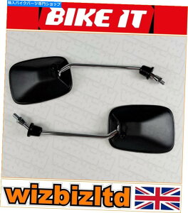 Mirror z_C90 CUB 1984-2002 [oCLCgubN] [~[yA] MRU64531 Honda C90 Cub 1984-2002 [Bikeit Black] [Pair of Mirrors] MRU64531