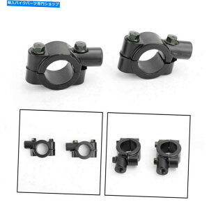 Mirror jo[T8mm / m8nho[22mm~[}EgNvA_v^z_[CWubN Universal 8mm / M8 Handlebar 22mm Mirror Mount Clamp Adaptor Holder CW Black