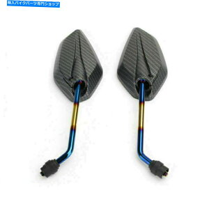 Mirror J[{10mmXbh[^[oCN~[jo[T[^[/]/XN[^[yA - CW CA CARBON 10MM THREAD MOTORBIKE MIRRORS UNIVERSAL Motor/BIKE/SCOOTER PAIR-CW CA