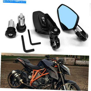 Mirror 7/8 "}nfz07 fz 09 xsr700̂߂̃I[goCXg[goCNnho[Gh~[ 7/8" Motorcycle Street Bike Handle Bar End Mirrors For Yamaha FZ07 FZ 09 XSR700