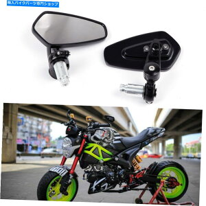 Mirror JX^I[goC7/8 "z_Õnho[Gh~[125JTLZ125 Custom Motorcycle 7/8" Handle Bar End Mirrors For Honda Grom 125 Kawasaki Z125
