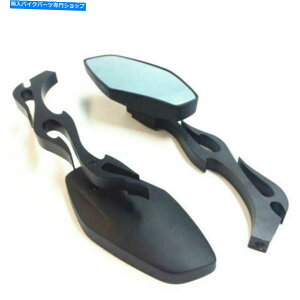 Mirror Rz؍E҂̂߂̃ubNTCuTCh~[I[goC Black Rearview Side Mirrors Motorcycle For Yamaha Suzuki Katana Kawasaki Ninja