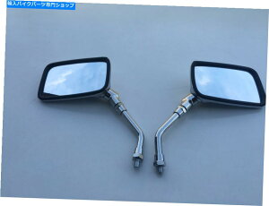 Mirror ^VChrome E}[Nt`̃~[XYLGZ125N BRAND NEW CHROME E-MARKED RECTANGULAR Mirrors Suzuki GZ125 INTRUDER