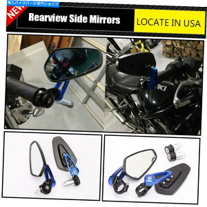 Mirror }nMT-09 2016 FZ-07 MOTORCYCLE 7/8 "nho[GhobNTCh~[ For Yamaha MT-09 2016 FZ-07 Motorcycle 7/8" Handle Bar End RearVIew Side Mirrors