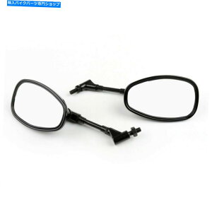 Mirror }nV-MAX XJR1200 MT-03 FZ6 04-09 XV950ubNCN Moto Rear View Mirrors For Yamaha V-MAX XJR1200 MT-03 FZ6 04-09 XV950 Black CN