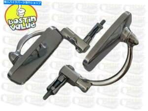 Mirror gCAtXs[hcCT100T^CK[110ɍ킹ănho[̖_Gh~[̃yA PAIR OF HANDLEBAR BAR END MIRRORS TO SUIT TRIUMPH SPEED TWIN T100T TIGER 110