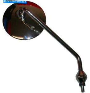 Mirror ~[8mmNEhE葁z_ibN Mirror 8mm Chrome Round Right Hand Early Honda Knuckle