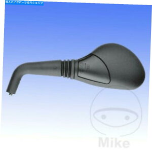 Mirror I[goC̍ȉ~`̍苾 Motorcycle Black Oval Left Hand Mirror