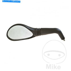 Mirror }nYQ 50 R AEROX 2004ubN/Vo[I[o Yamaha YQ 50 R Aerox 2004 Black/Silver Oval Left Mirror