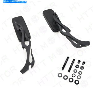 Mirror n[[\tg̃I[goC̃oCN̂߂̍ROAu[̃obN~[8mm Anti Glare Blue Rearview Mirror 8mm for Harley Softail Motorcycle Bikes