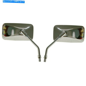Mirror 1985N}nSR 400itghAhj̃~[ Mirrors Left & Right Hand for 1985 Yamaha SR 400 (Front Drum & Rear Drum) (1JR)