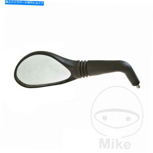 Mirror YAMAHA YQ 100 AEROX 2002-2003ubN/Vo[I[o~[ Yamaha YQ 100 Aerox 2002-2003 Black/Silver Oval Left Mirror