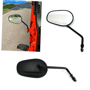 Mirror �W�[�v�����O���[CJ7 / YJ / TJ / JK�Ǐ�h�A�̂��߂�2�{���T�C�h�r���[�~���[ 2x Black Side View Mirror for Jeep Wrangler CJ7 / YJ / TJ / JK Tubular Door Only�y���s�A���i�z