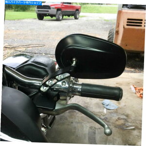 Mirror I[goC̃TCh~[10mmؑʂC50 C90 M109RubN̂߂̃jo[T10mm Motorcycle Side Mirrors 10mm Universal For Suzuki Boulevard C50 C90 M109R Black