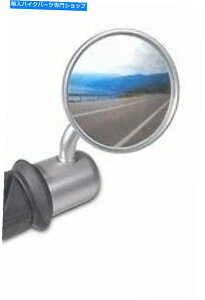 Mirror 1�C���`�o�[�̂��߂�Oberon 60mm Steetfighter�o�[�G���h�~���[ - �V���o�[ - �V���������~���[ Oberon 60mm Steetfighter Bar End Mirror for 1 inch bar - SILVER - NEW one mirror