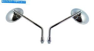 Mirror M10X1.25���}�n�̏����N�����~���[CT DT DT LT RD SR TT XT XS 1-066 M10x1.25 Early Chrome Mirrors For Yamaha AT CT DT IT LT RD SR TT XT XS 1-066�y���s�A���i�z