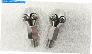 Mirror �~���[�}�E���g�Z�b�g�z���_CB250N CB400N�X�[�p�[�h���[���h���O���f�U�C��10mm���v���J���i Mirror Mounts Set Honda CB250N CB400N Superdream Acorn Design 10mm Replica Parts�y���s�A���i�z