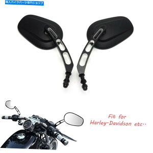 Mirror ubNI[goCTCh~[2006-2016n[[_CiFXDB Street US Black Motorcycle Side Mirrors Rearview For 2006-2016 Harley Dyna FXDB Street US