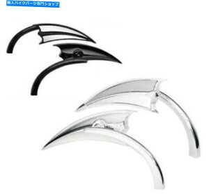 Mirror }CN_CLXgXN[v~[E - NA[lX13-061 Micro Die-Cast Scoop Mirror Right - Chrome Arlen Ness 13-061