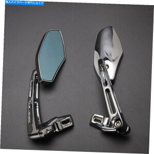 Mirror KAWASAKI NINJA ZX14 ZZR1400 ZX6R ZX-10R 2004-2011 2006̂߂̃NTCh~[ Chrome Side Mirrors For Kawasaki Ninja ZX14 ZZR1400 ZX6R ZX-10R 2004-2011 2006