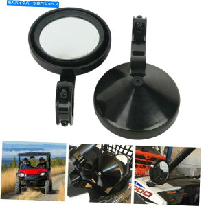 Mirror 1 3/4 "[o[5"EhA~[tBbgPolaris Arctic Cat Utv John Deere 1 3/4" Roll Bar 5" Round Rear Mirrors Fit For Polaris Arctic Cat UTV John Deere