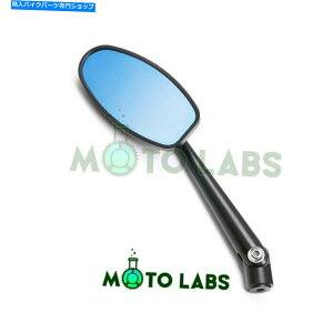 Mirror }nM900X^[1000 MT-09 MT-07̂߂10cm̐FSafteyTCh~[ 10cm Blue Tinted Saftey Side Mirrors For Yamaha M900 Monster 1000 MT-09 MT-07