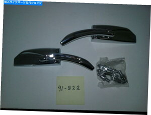 Mirror Hz[N91-822nCeNXNGA~[jo[T Highway Hawk 91-822 High Tech Square Mirror Universal