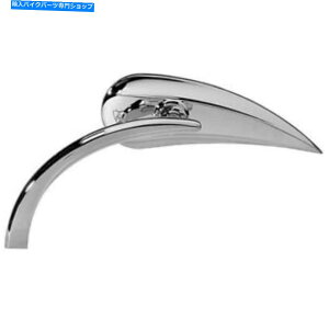 Mirror }CN_CLXgXeBAhbv~[E - NA[lX13-411 Micro Die-Cast Rad II Teardrop Mirror Right - Chrome Arlen Ness 13-411