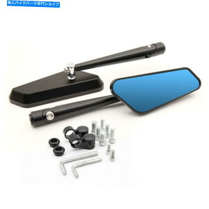 Mirror 1360°]I[goCXN[^[CNCwʐ}nho[GhTCh~[ 1Pair 360° Rotatable Motorcycle Scooter CNC Rear View Handle Bar End Side Mirror