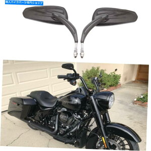 Mirror Harley Davidson Road King�X�y�V����CVO�I�[�g�o�C���A�r���[�T�C�h�~���[�u���b�N For Harley Davidson Road King Special CVO Motorcycle Rearview Side Mirrors Black�y���s�A���i�z