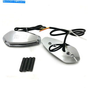 Mirror Hongk "HTTMT" Chrome LEDVOi~[ubNIt99-07 YAMAHA YZF-R6 HongK "HTTMT" Chrome LED Signal Mirror Block Off Base For 99-07 Yamaha Yzf-R6