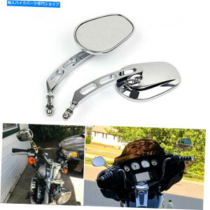 Mirror �n�[���[�_�r�b�h�\���\�t�ga v-rod�̂��߂̑傫�ȃN�����I�[�g�o�C�̔w�i�J�X�^���~���[ BIG Chrome Motorcycle Rearview Custom Mirrors For Harley Davidson Softail V-Rod�y���s�A���i�z