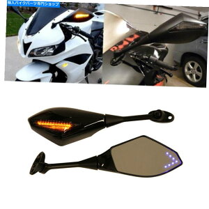 Mirror z_CBR600RR CBR1000RR CBR250RI[goCAr[~[LED]M For Honda CBR600RR CBR1000RR CBR250R Motorcycle Rearview Mirror LED Turn Signals