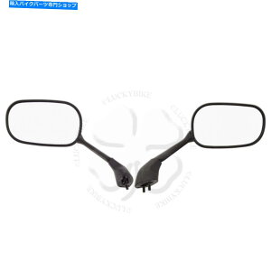 Mirror ���}�nYZF R6 2006-2007�̂��߂̔w�ʐ}�~���[�u���b�N Rear View Mirror Black For Yamaha YZF R6 2006-2007 Hand Side Glas Set Left Right�y���s�A���i�z