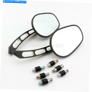 Mirror n[[ - _rbh\X|[cX^[XL1200 XL883̂߂̃I[goCA~jE~[ Motorcycle Black Aluminum Mirrors For Harley-Davidson Sportster XL1200 XL883 US