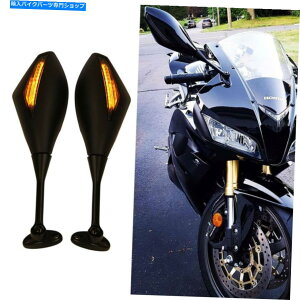Mirror I[goCu[LED^[VOi~[2005N2006 2007z_CBR1000RR Motorcycle Blue Arrow LED Turn Signal Mirrors For 2005 2006 2007 Honda CBR1000RR