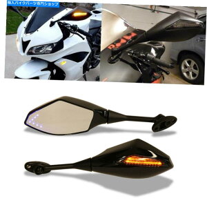 Mirror GSXR600 2003-2016 GSXR750 2003-2008pLED^[MTCh~[u[u[ LED Turn Signal Side Mirrors Blue For Suzuki GSXR600 2003-2016 GSXR750 2003-2008