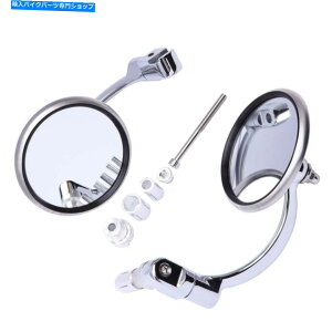 Mirror I[goC7/8 ''Ehnho[Gh~[z_JTLUCAt}n Motorcycle 7/8'' Round Handle Bar End Mirrors For Honda Kawasaki Triumph Yamaha