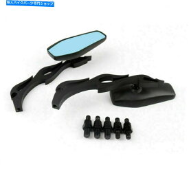 Mirror ユニバーサルオートバイフレームリアビューミラーフィットホンダスズキ矢崎山き Universal Motorcycle Flame Rearview Mirrors Fit For Honda Suzuki Yamaha Kawasaki