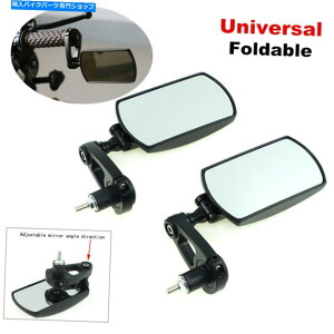 Mirror A~I[goCoCN]Ԕwʐ}TCho[Gh~[܂肽ݎ Aluminum Alloy Motorcycle Bikes Bicycle Rear View Side Bar End Mirrors Foldable