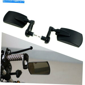 Mirror I[goC_[goCNCNCA~jEAr[TCho[Gh~[܂肽ݎ Motorcycle Dirt Bike CNC Aluminum Rear View Side Bar End Mirrors Foldable Black