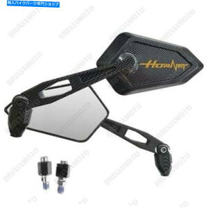 Mirror �~���[�~���[�X�g���[�g�J�[�{�����S�[���h���S�z���_CB 600 F Hornet CB600F '11 MIRRORS MIRROR STREET CARBON LOOK GOLD LOGO HONDA CB 600 F HORNET CB600F '11�y���s�A���i�z