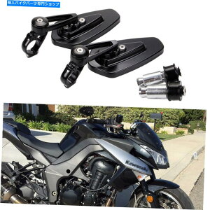 Mirror ���I�[�g�o�CZ1000 Z900 Z800 Z750�̂��߂�7/8 "�n���h���o�[�G���h�T�C�h�~���[ 7/8" Handle Bar End Side Mirrors For Kawasaki Motorcycle Z1000 Z900 Z800 Z750 US