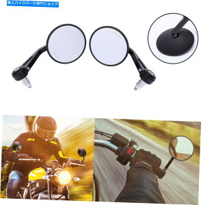 Mirror }nXSR900 XSR700pubNUSI[goCrbOEh7/8 "o[GhTCh~[ Black US Motorcycle Big Round 7/8" Bar End Side Mirrors For Yamaha XSR900 XSR700