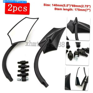 Mirror �n�[���[�_�r�b�h�\���X�g���[�g�O���C�h���[�h�L���O�\�t�g�p�I�[�g�o�C�o�b�N�~���[ Motorcycle Rearview Mirrors For Harley Davidson Street Glide Road King Softail�y���s�A���i�z