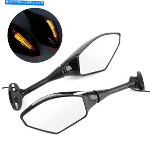 Mirror Honda CBR600RR̂߂̓ꂽLED̃obN~[̃I[goC̉]MCg LED Rearview Mirror Motorcycle Turn Signal Light Integrated for Honda CBR600RR