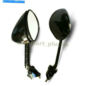 Mirror EZX14R ZZR1400̂߂̃yAAr[~[2006-2012 2011ubNABS Pair Rear View Mirrors For Kawasaki Ninja ZX14R ZZR1400 2006-2012 2011 Black ABS